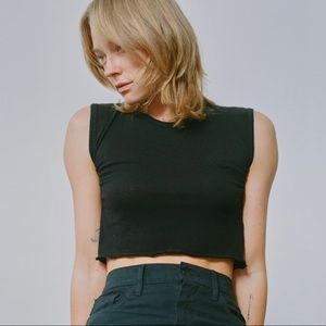 Ozma of California - Tasi Crop - Black - Small